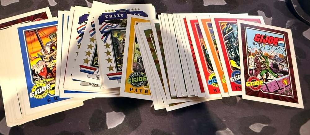 1991 Impel G.I. Joe Series 1 Trading Cards Lot of Assorted Cards 47 count